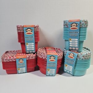 Paul Frank Teal And Red Food Storage Kitchen Assortment Lot